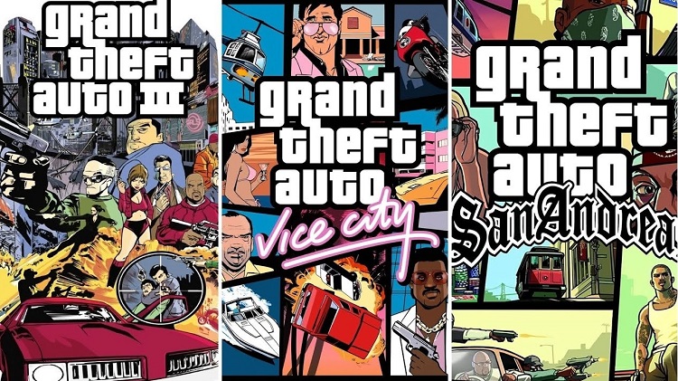 GTA 3, GTA Vice City, GTA San Andreas, remastered üçlemesi