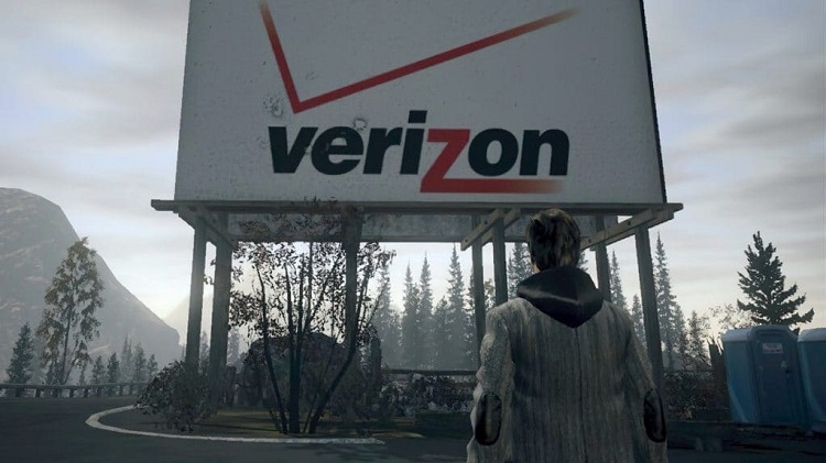 Alan Wake, Verizon, reklam