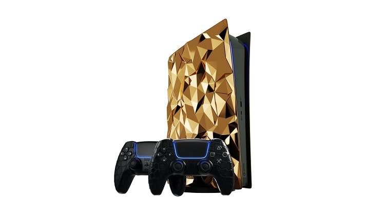 PS5, altın kaplama, Caviar, Golden Rock