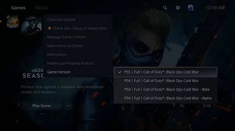 Call of Duty, Black Ops Cold War, PS4, PS5