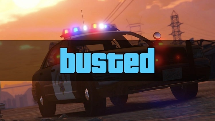 GTA, polis, busted