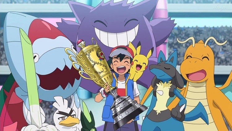 Pokemon, Ash, şampiyon