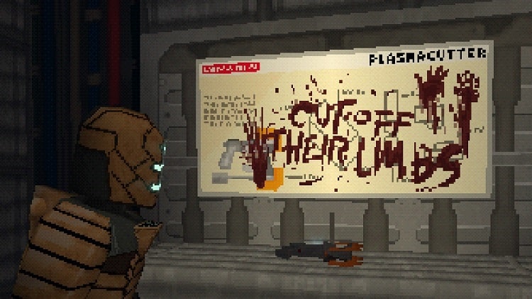Dead Space, PS1, demake