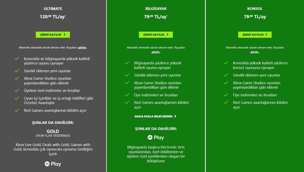 Xbox Game Pass, zam, yeni fiyatlar