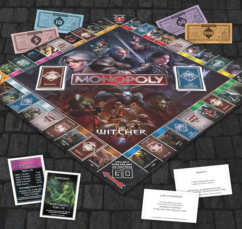 The Witcher, Monopoly, kutu oyunu