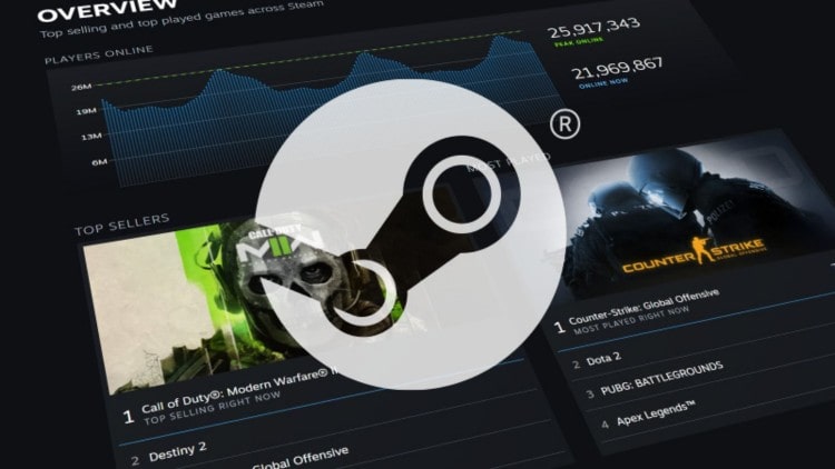 Steam, eş zamanlı kullanıcı, oyuncu, rekor