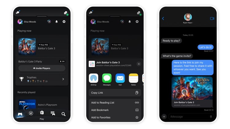 PlayStation App, ps5, playstation 5, oyun daveti