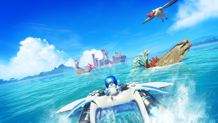 Astro Bot, DualSense, Dual Speeder