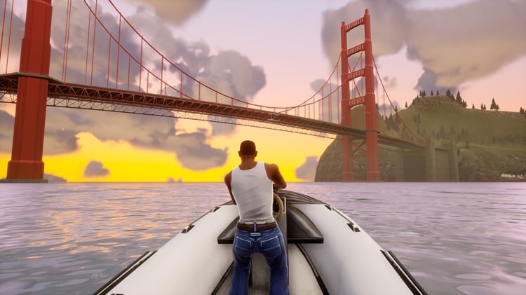 GTA, San Andreas, deniz, tekne, bot