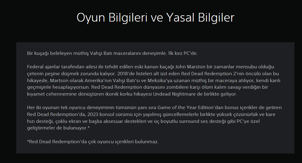 Red Dead Redemption, PC