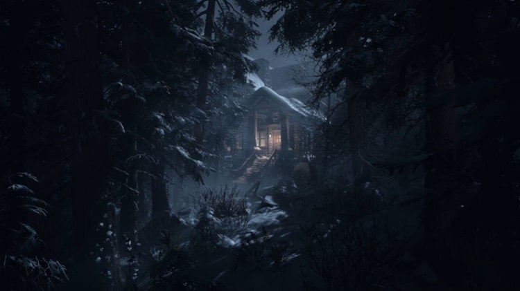 Until Dawn, dağ evi