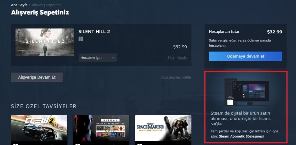 Steam, oyun, dijital lisans