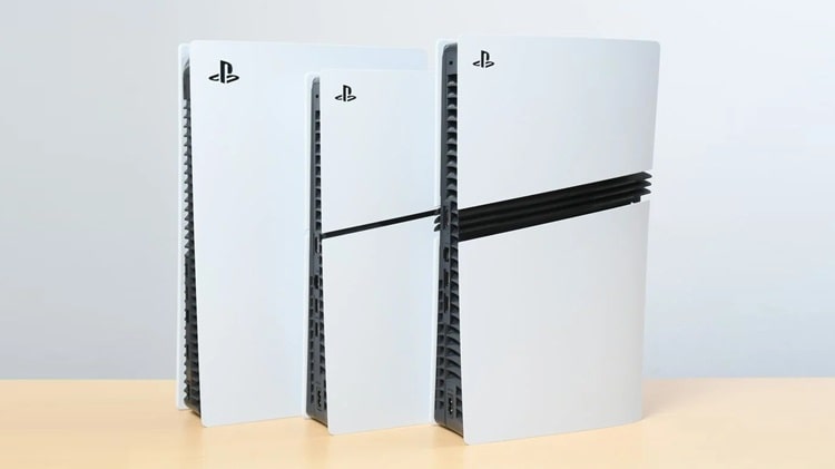 PS5 Pro, PS5 Slim, boyutları, karşılaştırma