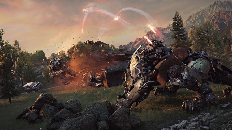 Steel Hunters, PvPvE, savaş oyunu, robotlar