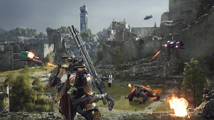 Steel Hunters, robot savaşları, nişancı oyunu